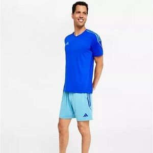 ADIDAS Men's Tiro Crewneck T-Shirt & Training Shorts Separates M